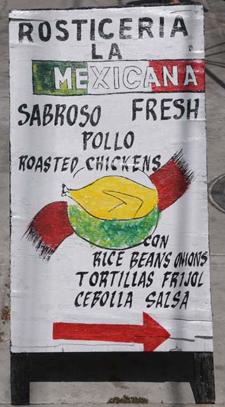 food sign isla mujeres