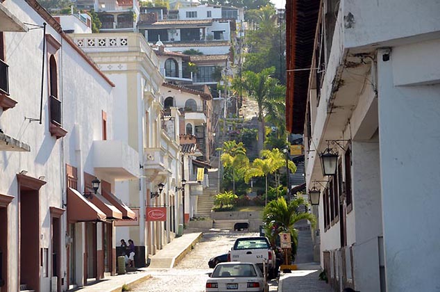 city street puerto vallarta