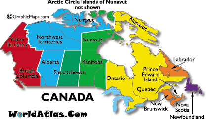 Canada Zone Chart