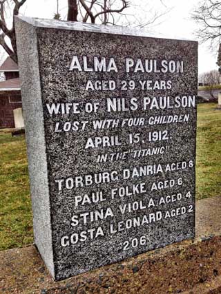 paulson headstone