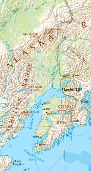 maps of alaska