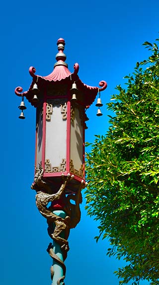 Chinatown street lamp