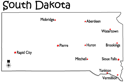 south dakota major cities