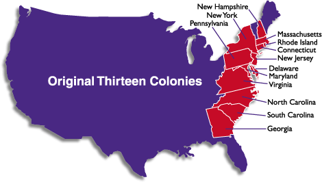 what are the 13 colonies and when were they established?