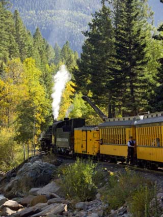 The Durango & Silverton Narrow Gauge Railroad, Colorado, USA