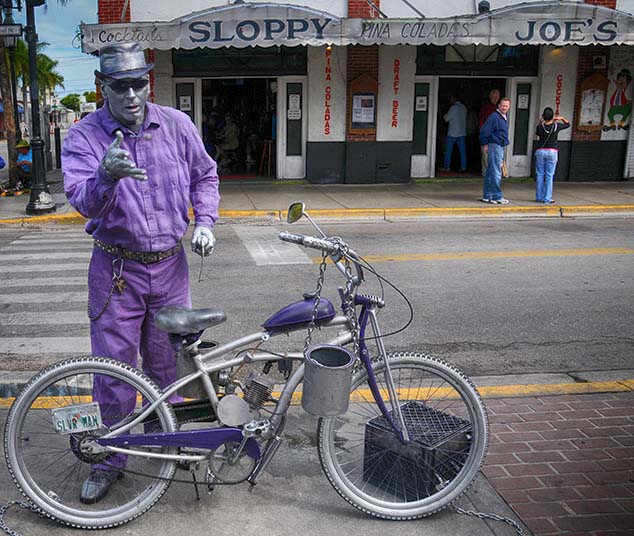 purple man