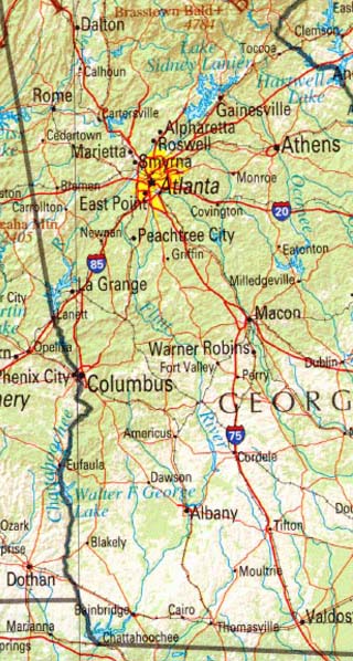 georgia maps