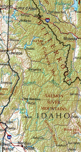 idaho map