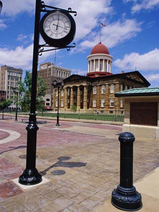 Old State Capitol Plaza, Springfield, Illinois, USA