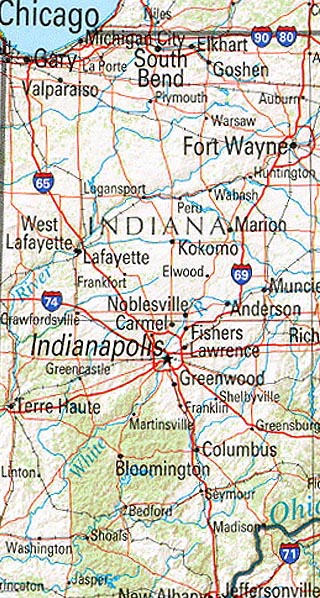 maps of indiana