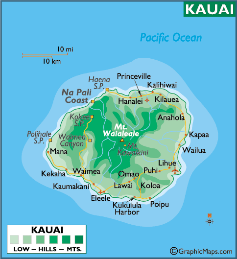 Printable Hawaii Map Usa