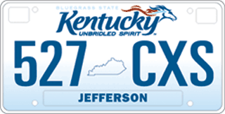 kentucky license plate
