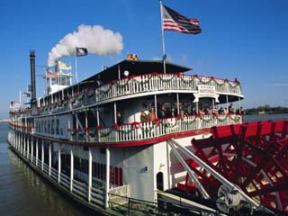 Paddle Steamer 'Natchez', on the Edge of the Mississippi River in New Orleans, Louisiana, USA
