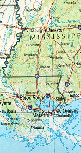 louisiana maps