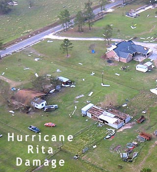hurricane rita damage