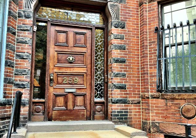 wooden door