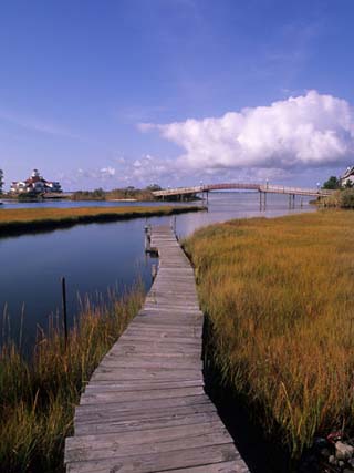 Fogers Island Walkway, Ocean City, Maryland, USA