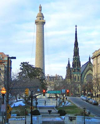 wahington monument baltimore