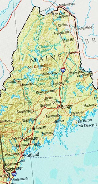 maine maps