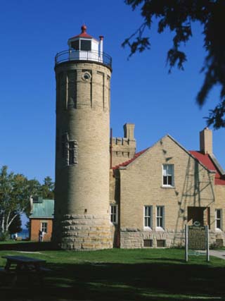 Old Mackinac Point Lighthouse, Mackinaw City, Michigan, USA