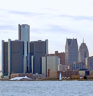 detroit skyline