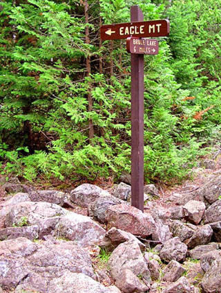 eagle mountain marker, Minnesota