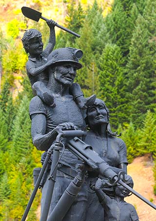 miner statue montana