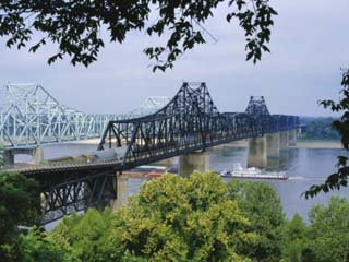 Mississippi River, Vicksburg, Mississippi, USA