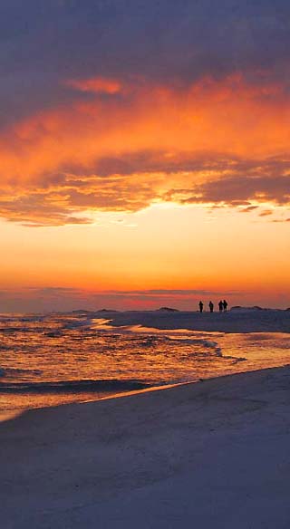 mississippi gulf coast sunset