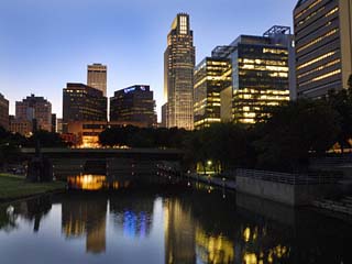 Skyline at Dusk, Omaha, Nebraska