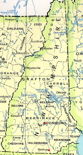 new hampshire latitude and longitude map