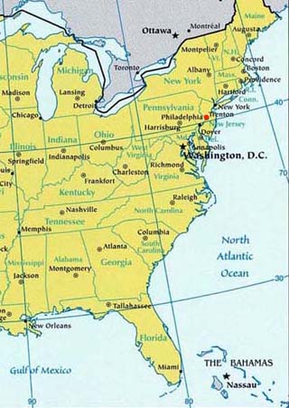 new jersey latitude longitude map
