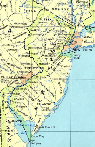 new jersey map