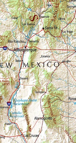 new mexico maps