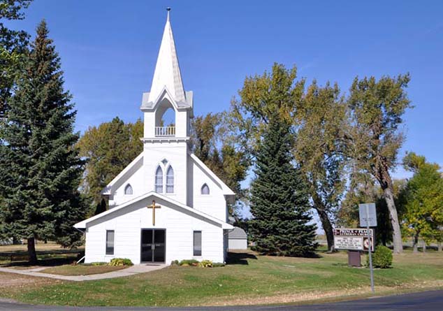 small town church north dakota