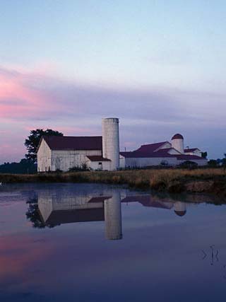 Century Farm at Dusk, Hamilton, Ohio
