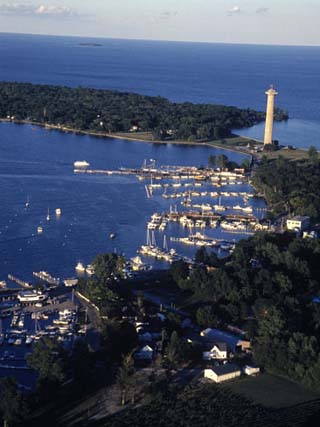Boats in Marina, Put-In-Bay, Ohio