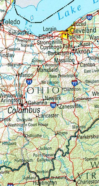 ohio map