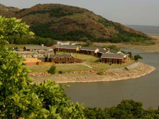 The Quartz Mountain Lodge in Lone Wolf, Oklahoma, Pictured on April 30, 2003