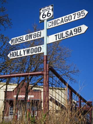 1920s Filling Station, Historic Route 66, Luther, Oklahoma