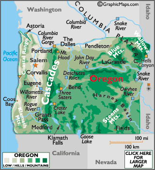 colleges in oregon map Oregon Schools Oregon Colleges And Universities colleges in oregon map