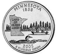 Minnesota Facts Quarter