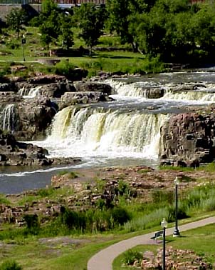 sioux falls waterfall