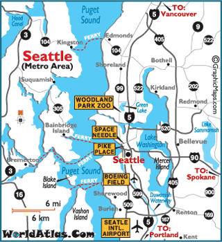 Photos Of Seattle Washington Seattle Map And Photos Washington
