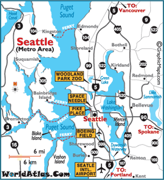 map of seattle wa Photos Of Seattle Washington Seattle Map And Photos Washington