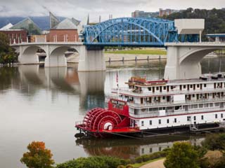 Delta Queen Riverboat, Tennessee River, Chattanooga, Tennessee, USA