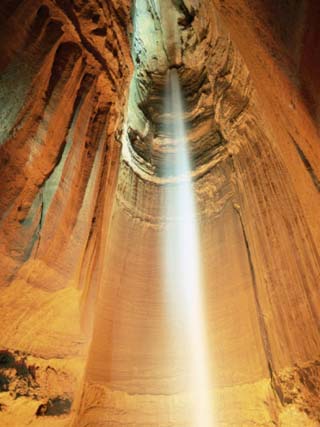 Ruby Falls, 145 Foot Waterfall Deep Inside Lookout Mountain, Chattanooga, Tennessee, USA