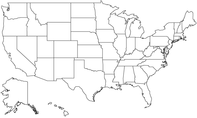 United States Outline Map