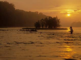 Fishing, Shepherdstown, West Virginia, USA