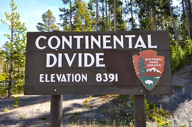 continental divide yellowstone